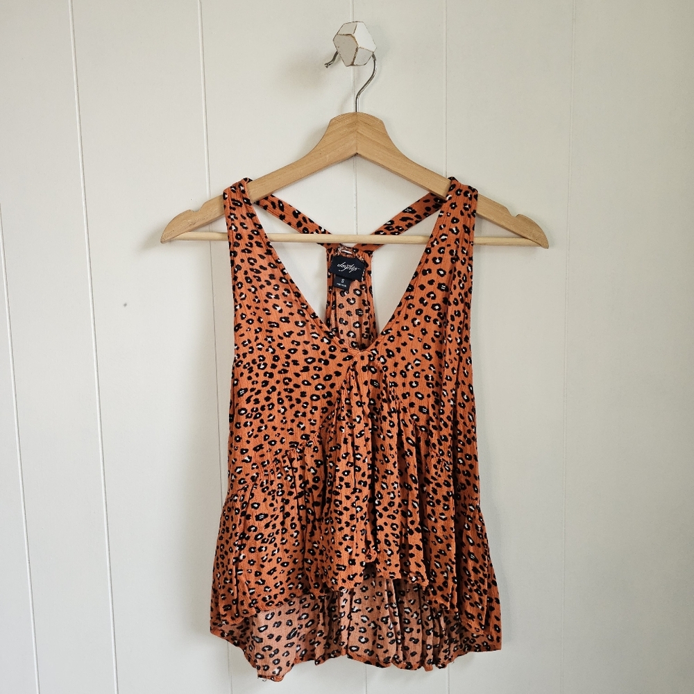 ☆ DAYTRIP Leopard Print Flowy Top